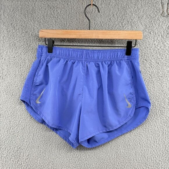 Nike Running Shorts women's medium blue athletic built in liner dri-fit - Picture 1 of 13